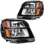 Pair of Black Projector Headlights for GMC Terrain (2016–2017)