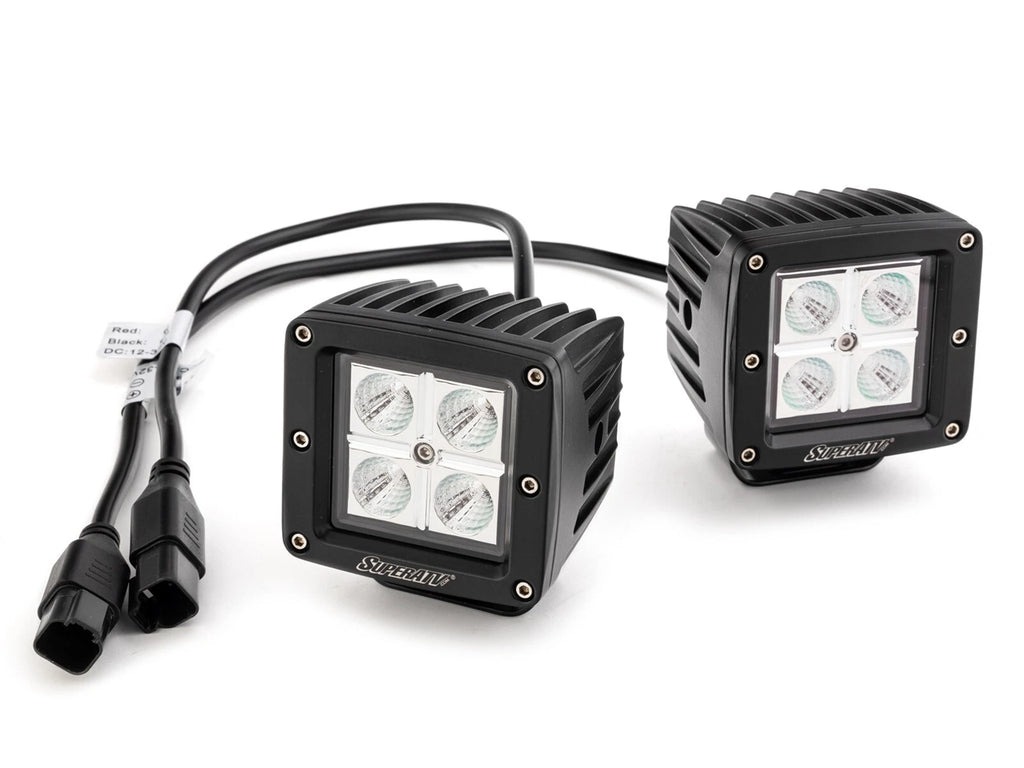3X3" Rear-Facing LED Cube Lights for CFMoto UForce 600 (2020–2023)
