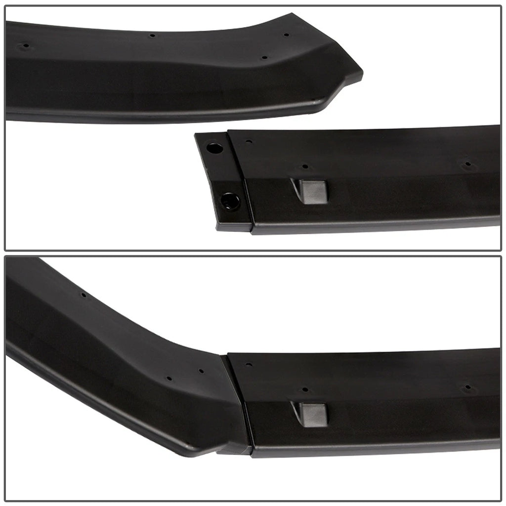 3Pcs Front Bumper Lip Splitter for Honda Accord (2018–2020) Matte Black