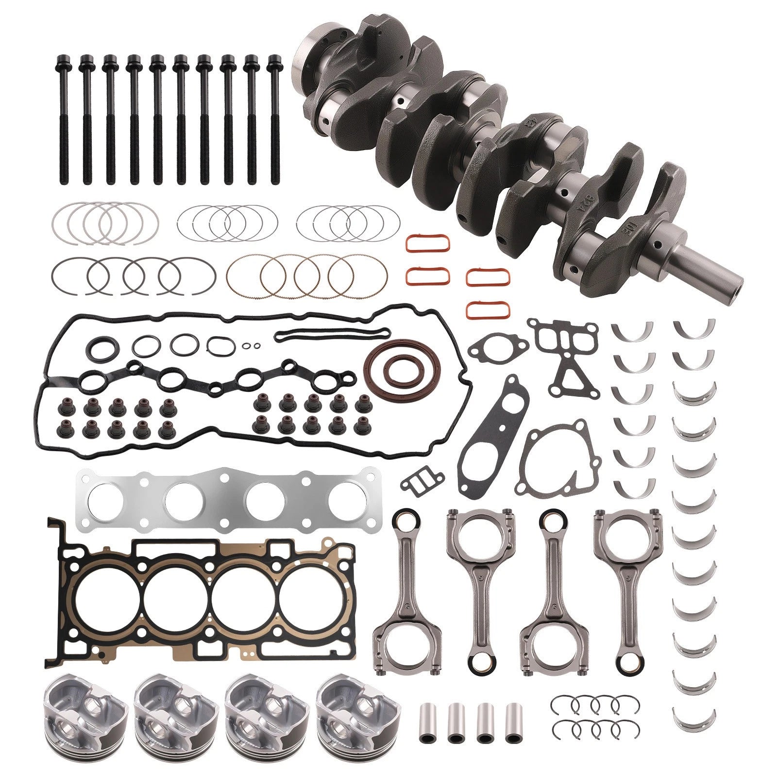 Engine Rebuild Overhaul Kit for Hyundai Sonata, Kia Optima (G4KJ)