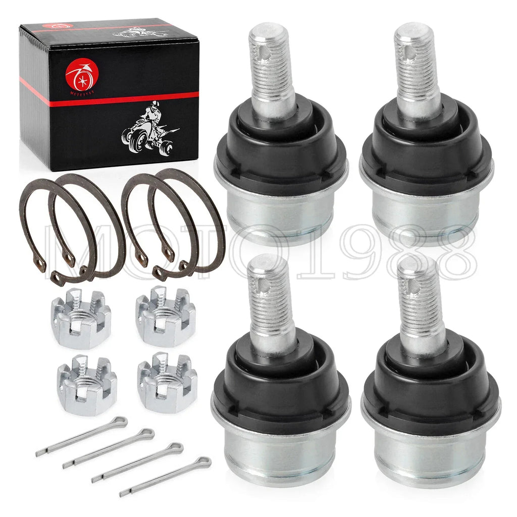 4x Front & Upper Arm Ball Joint Kit for Honda Recon 250 (2001–2011)