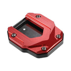 1 Set Aluminum Alloy Kickstand Plate Pad for BMW Red