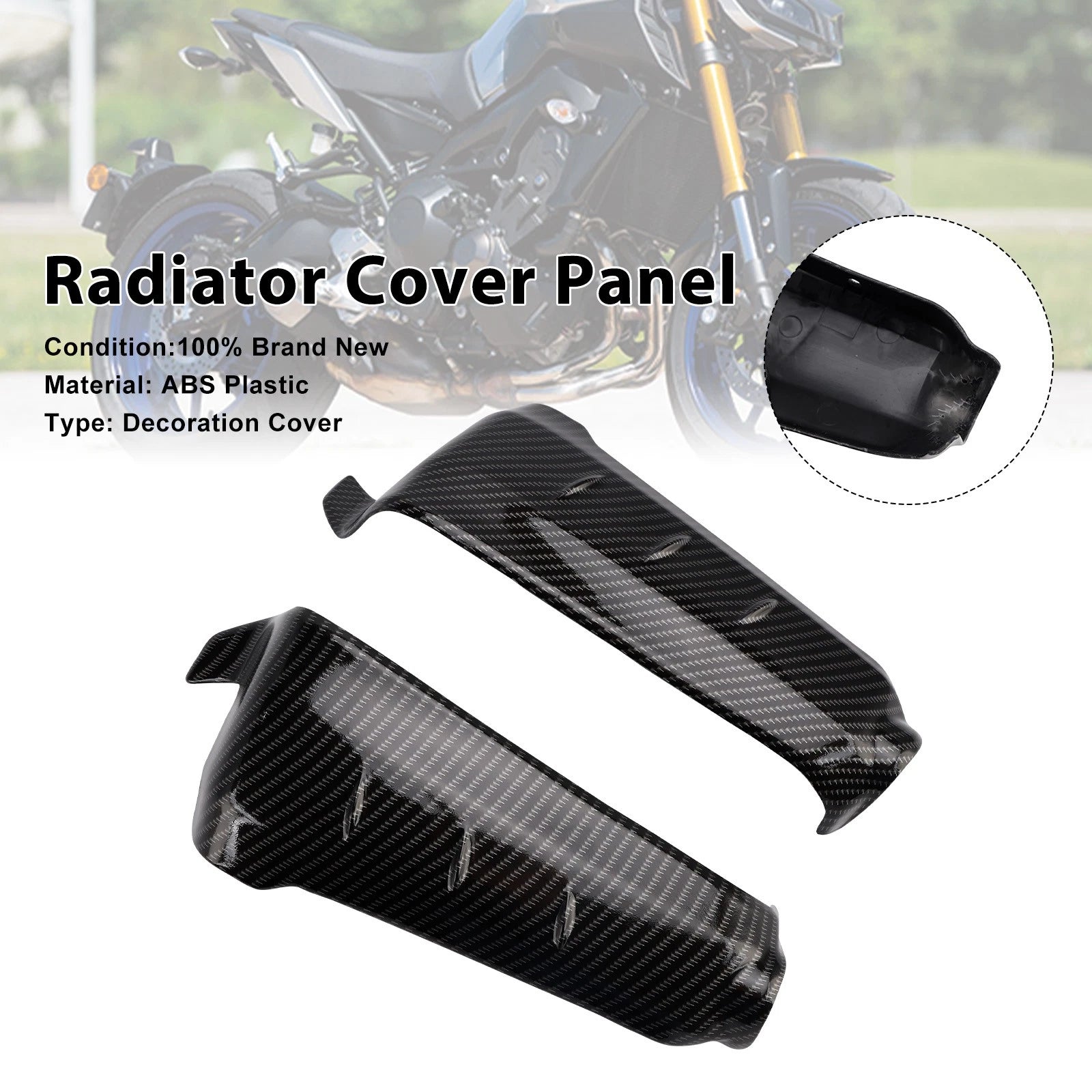Radiator Side Cover Fairing Panels for Yamaha MT-09/SP (2021–2024)