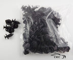 Set of 100 Fender Bumper Grille Push Type Retainer Clips