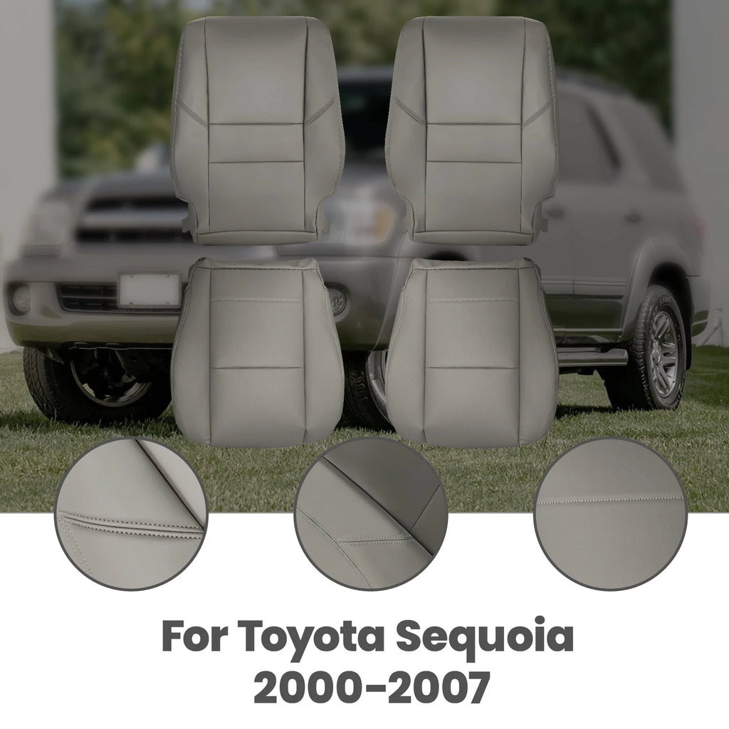 Set of 2 Front Seat Covers for Toyota Sequoia (2000–2007)