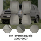 Set of 2 Front Seat Covers for Toyota Sequoia (2000–2007)