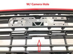 Front Upper Bumper Grille for GMC Sierra 1500 (2022–2024) Volcanic Red MET 37