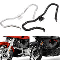 Black/Chrome Engine Guard Crash Bar for Harley Electra Glide FLHT (2019–2022)
