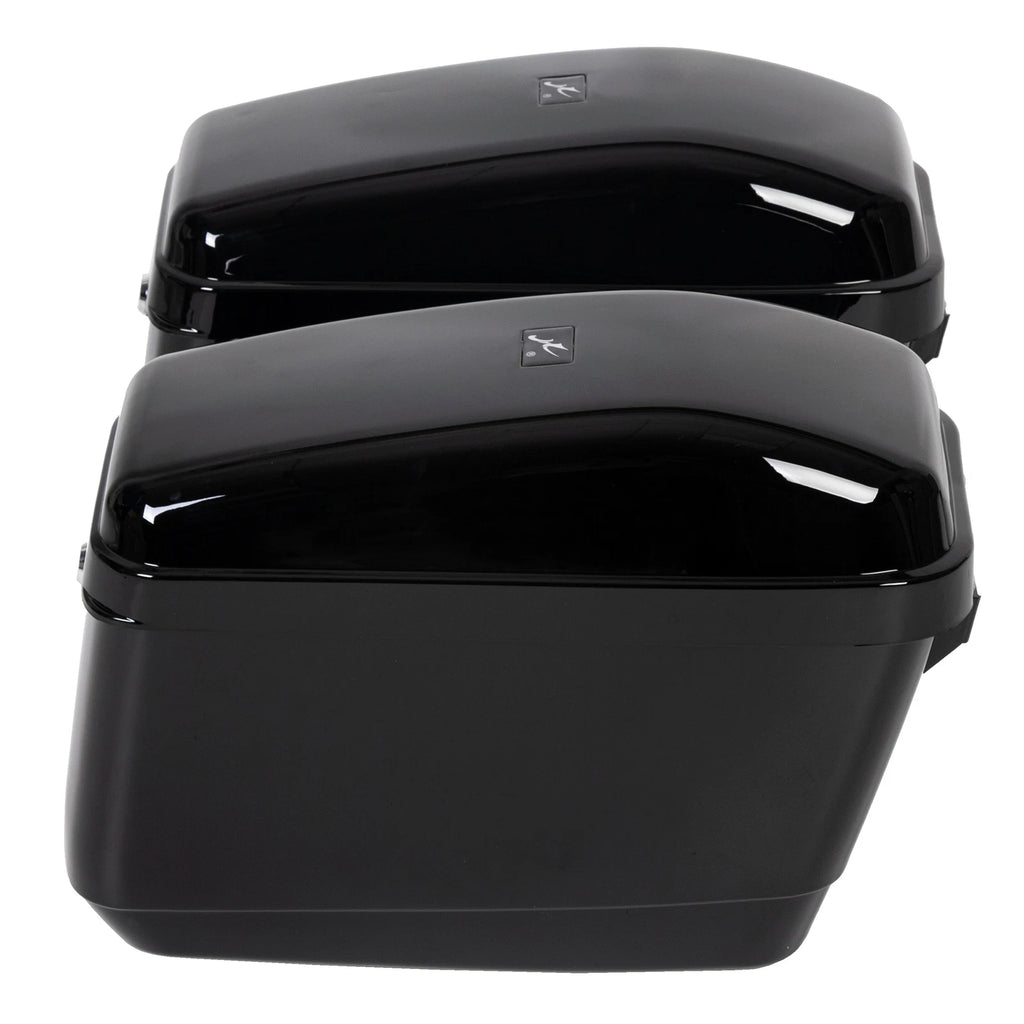 Saddle Bags for Harley Softail, Kawasaki Vulcan, Yamaha (Fits )
