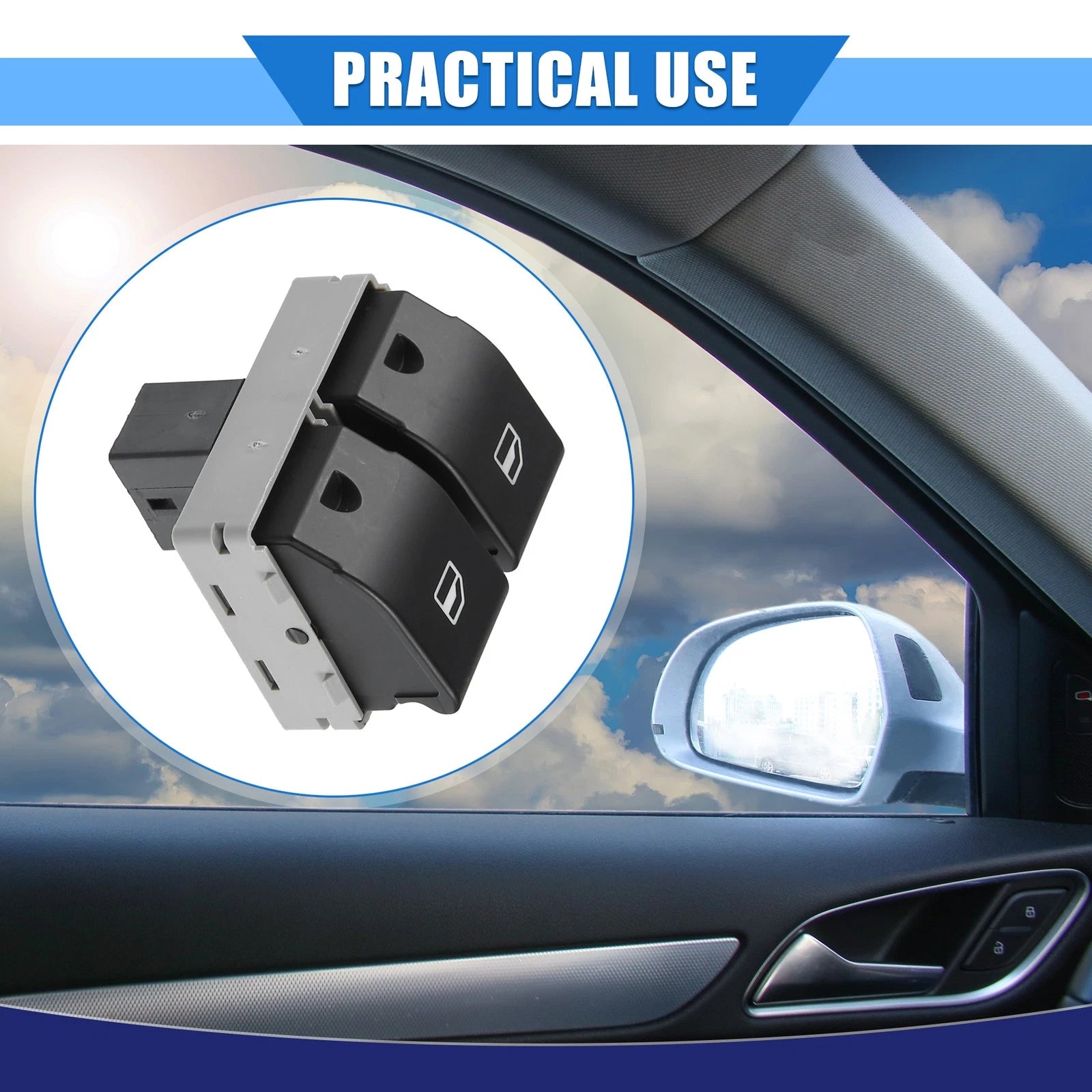 Window Control Switch for Volkswagen (2003–2018) 5Z1 5Z3