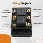 Relay Module for Snow Plow Tarp and Winch Motor (2010-2023)