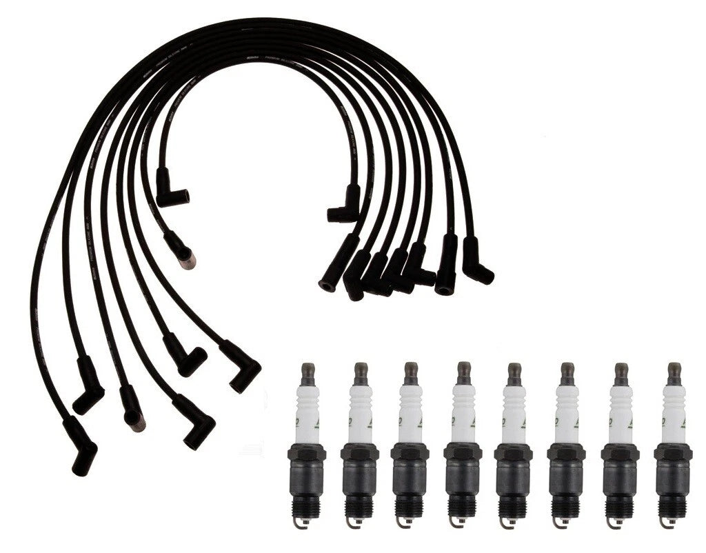 Ignition Wire Set for Chevy 5.0 V8 (1996–1999) - ACDelco 8 Spark Plugs