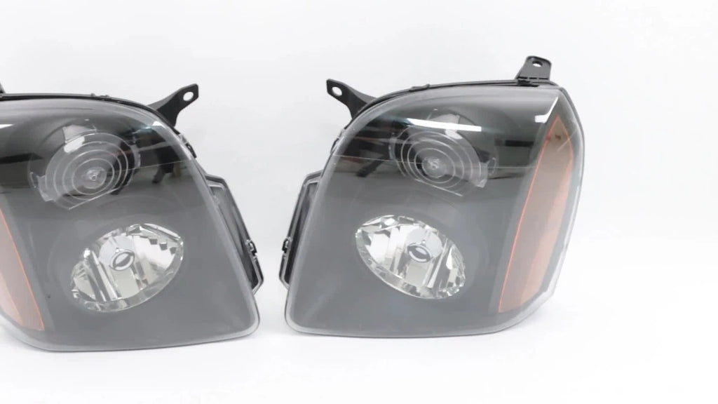 Set of 2 Headlights for GMC Yukon Denali (2007–2014) Black Trim
