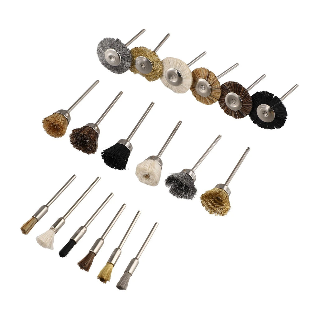 Rust Spot and Stain Removal Wire Brush Set for Automotive Cleaning