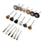 Rust Spot and Stain Removal Wire Brush Set for Automotive Cleaning