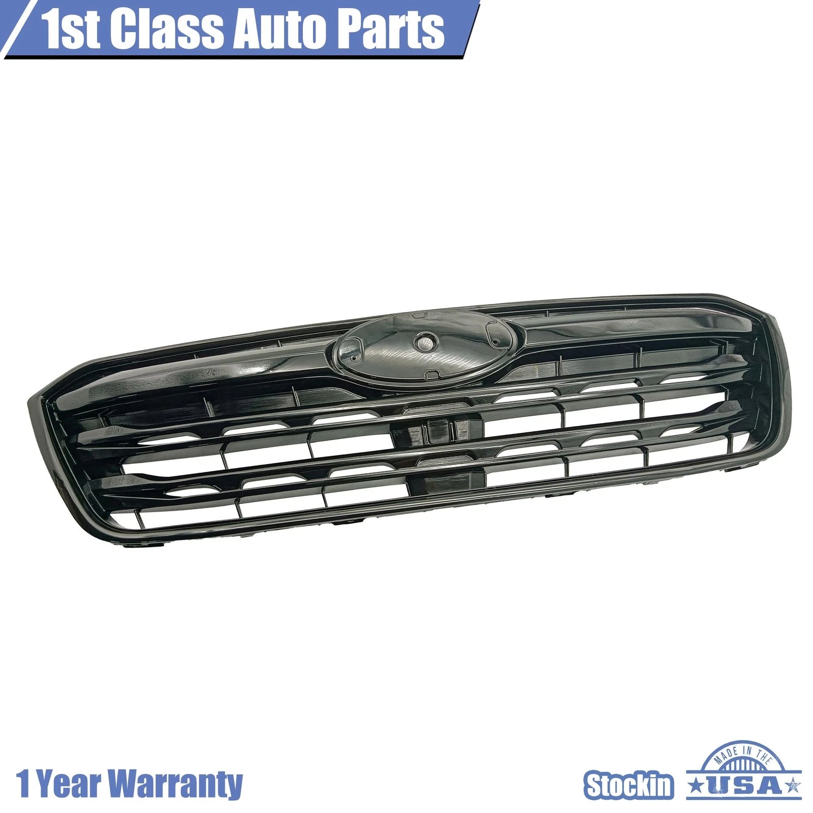 Chrome Gloss Black Front Grille for Subaru Outback (2020-2022)