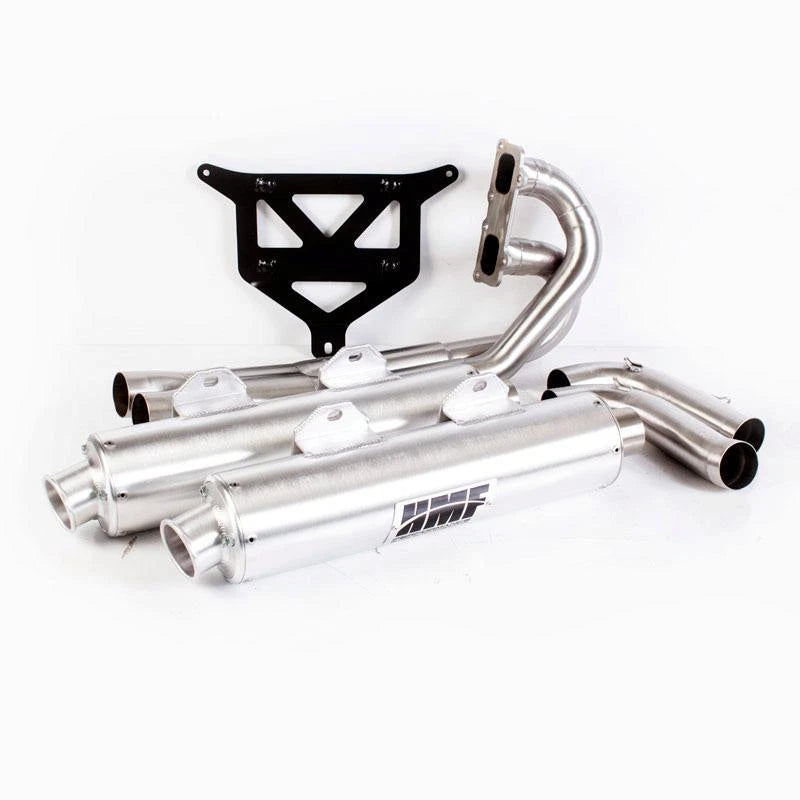 HMF Dual Full Exhaust Muffler Pipe System for Polaris RZR XP 4 1000 (2014)