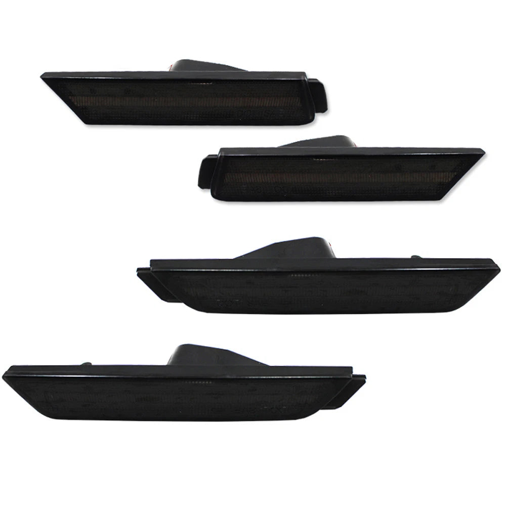 Smoked Lens Side Marker Light Bumper Housing for Chevy Camaro (2010–2015)