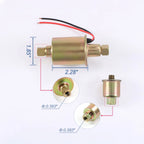 Electric Fuel Pump for Universal 12V Vehicles (Installation Kit Included)