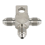 3AN AN3 Stainless Steel 3-Way Male Tee Brake Clutch Hose Fitting Adapter