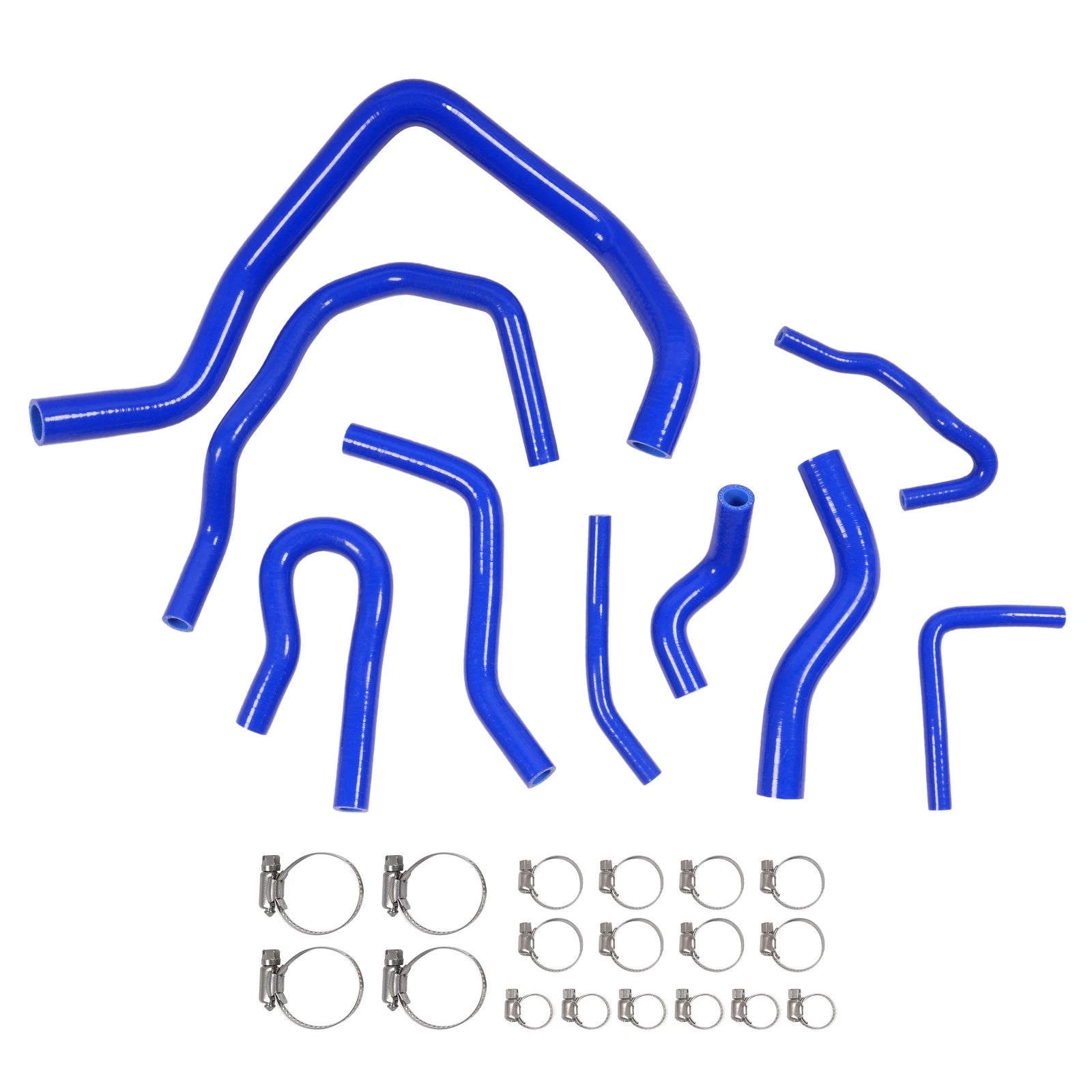 Blue Silicone Radiator Hose Kit for Honda Civic (1992–2000)