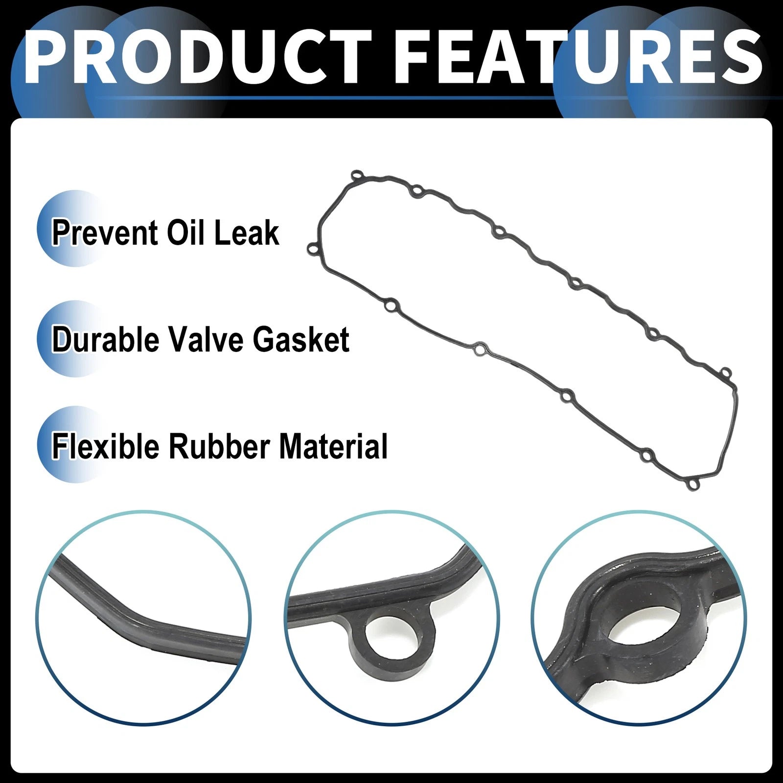 Valve Cover Gasket No. 1121367010 for Toyota Hilux Surf KZN130 (1993–1995)