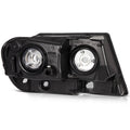 Headlight Assembly Set of 2 for Jeep Grand Cherokee (1999–2004) Black Housing