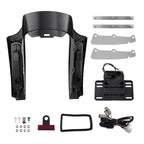 Mud Flaps Rear for Harley Street Glide/Electra Glide (2009–2013) - Black ABS
