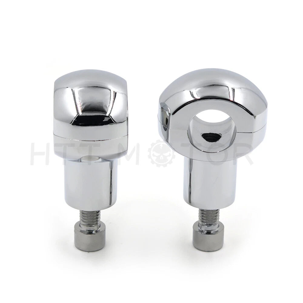 1" Chrome Handlebar Riser for Honda Suzuki Yamaha Kawasaki (Fit)