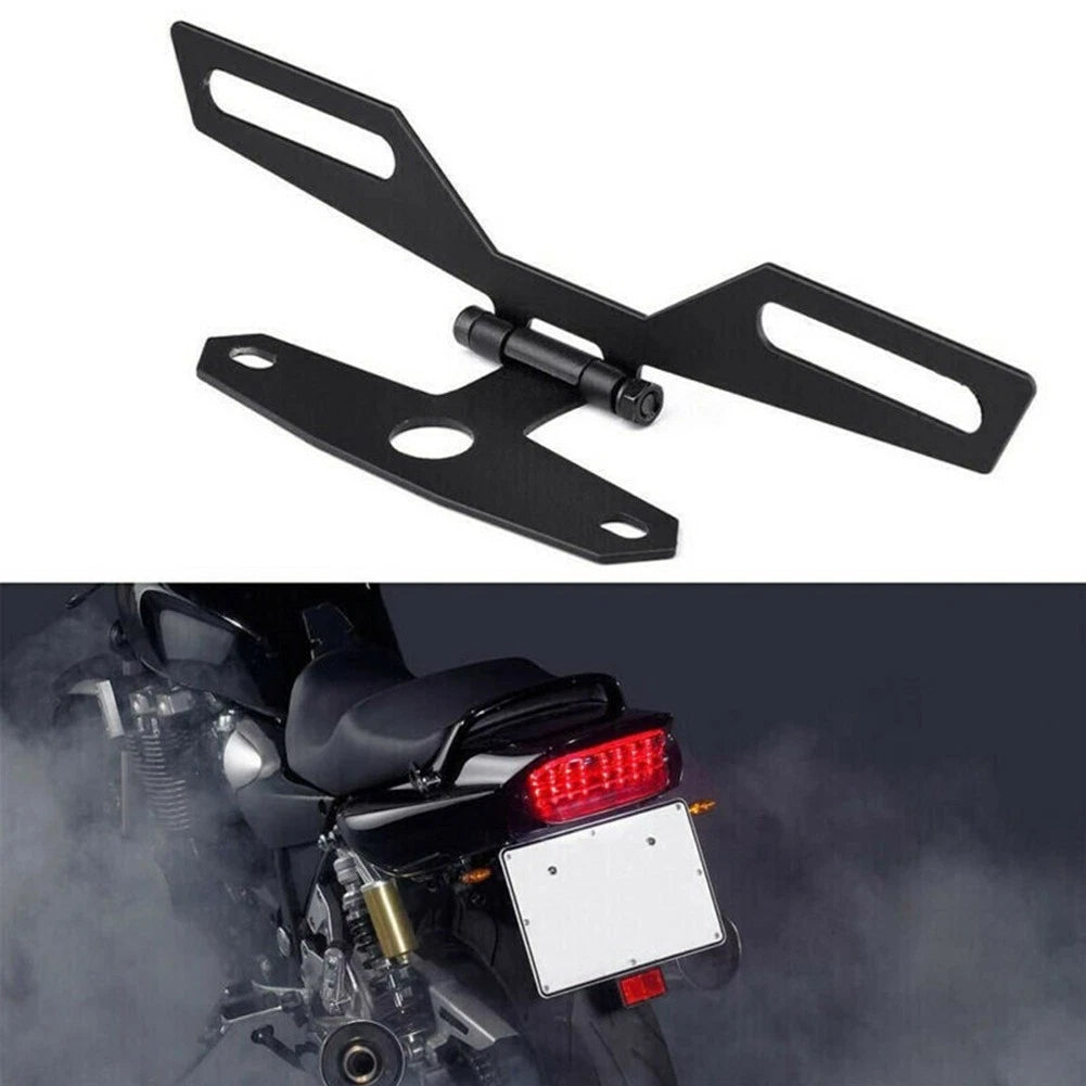 Folding License Plate Holder for Dirt Bike Motorbike (Universal Fit)