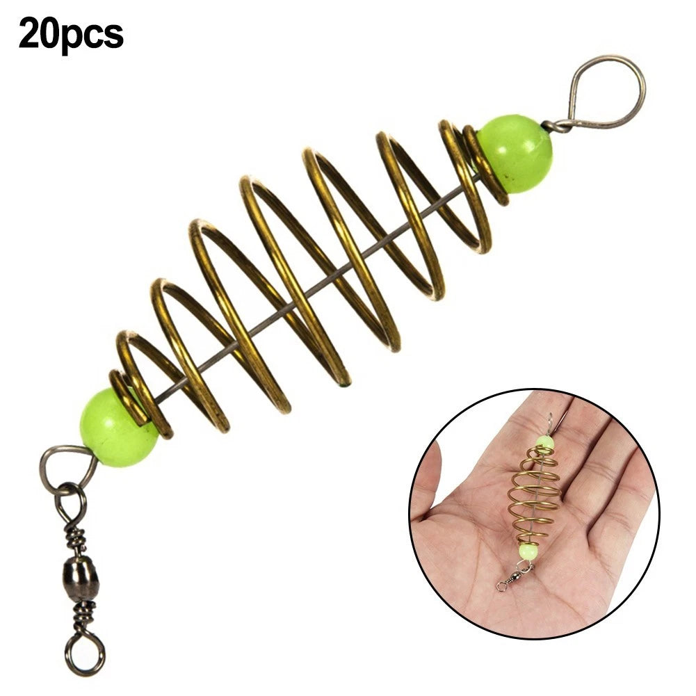 20 Pcs Bait Cage Holder for Fishing Terminal Tackle