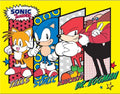 Metal Wall Sign for Sonic The Hedgehog Tails Knuckles Comic Panels
