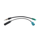 Stereo FM AM Radio Antenna Adapter Cable for (Fakra Z to DIN)