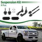 8pcs Front Suspension Kit Tie Rod End Lower Ball Joint for Chevrolet Aveo5 (2006–2011)
