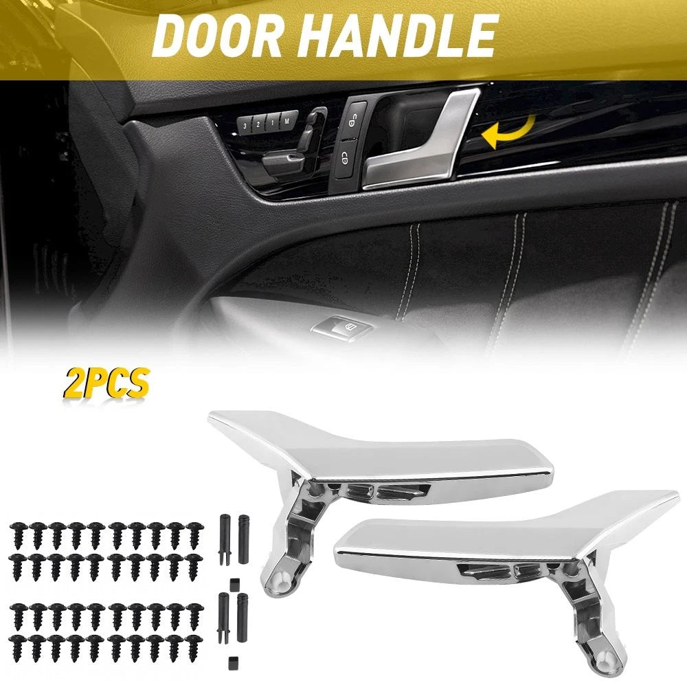 2X Left Right Side Interior Door Handle for Mercedes-Benz C350 (2008–2015)