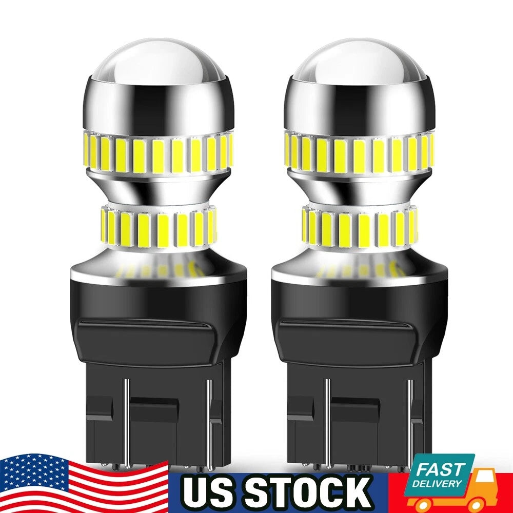 2X LED Backup Reverse Light Bulbs 7440 7443 7444 W21W for