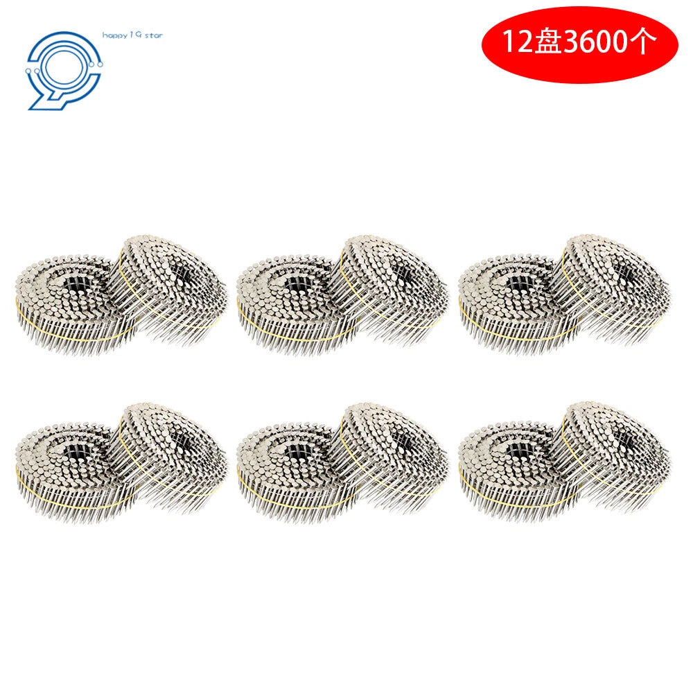 Set of 3600 Stainless Steel Siding Nails for Various Applications