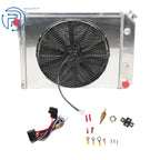 3 Row Aluminum Radiator Shroud Fan for Chevy Nova/El Camino (1968–1987)