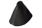 Leather Automatic Shift Boot Cover for BMW X3 (2003–2010) Gray Stitch