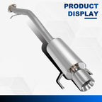 4" Rolled Muffler Tip Catback Exhaust System Kit for Honda Accord (1990–1993)