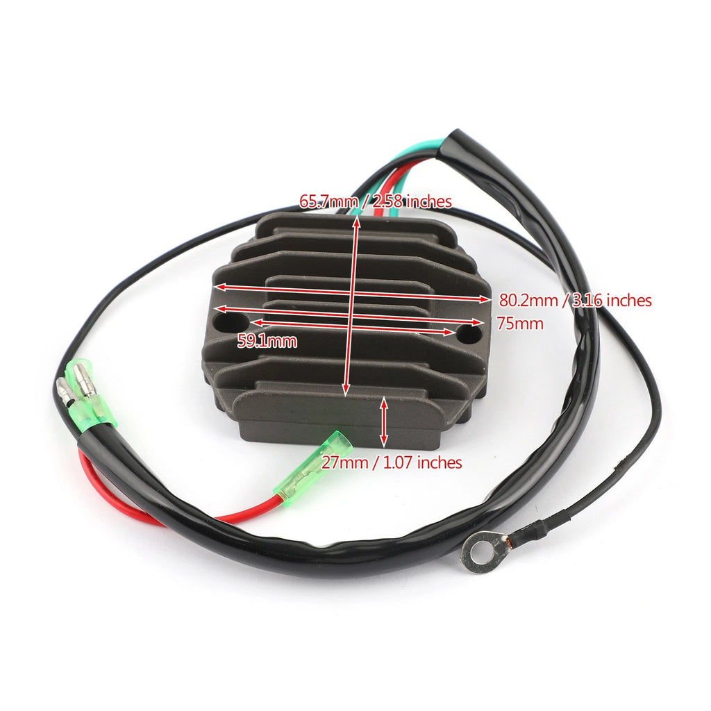 Rectifier Regulator for Yamaha 9.9 / 15 / 20 HP 4-Stroke (1999–2023) 6AH-81960-00-00