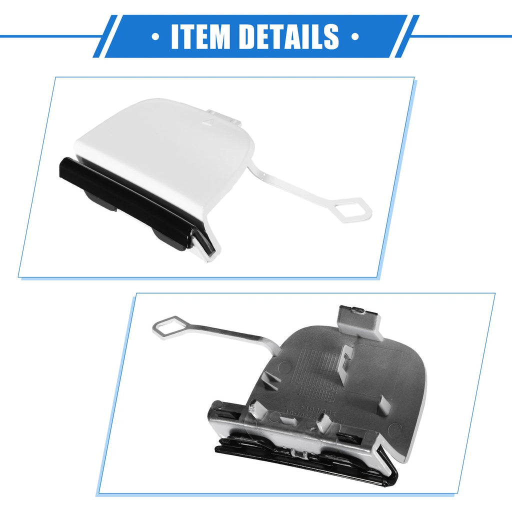 Tow Hook Eye Cover Cap for Mercedes-Benz E-Class W213 (2017–2023) White
