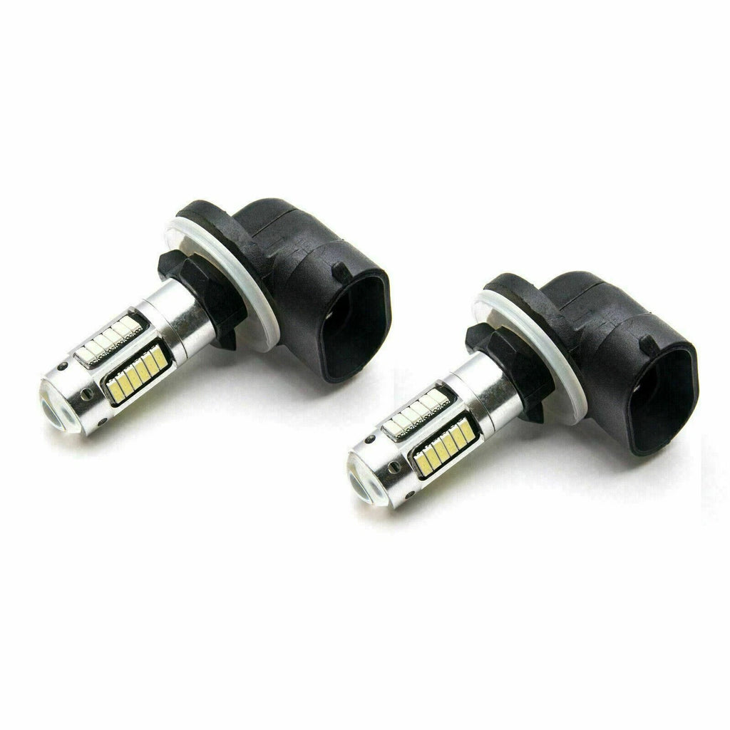 2X Bright White 881 30-SMD LED Fog Lights for Harley Davidson (2006–2017)