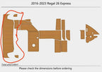 EVA Pads Flooring Mat for Regal 26 Express (2016)