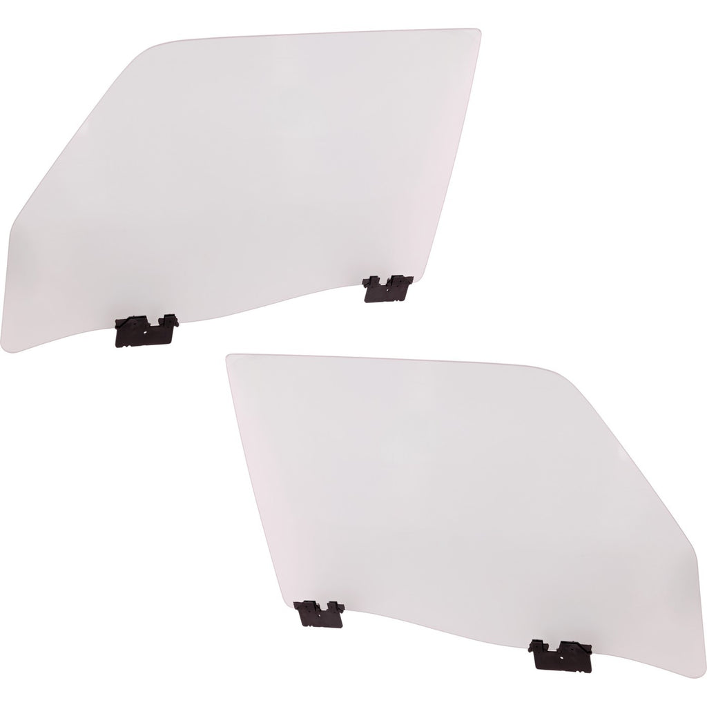Set of 2 Front Door Glasses for Jeep