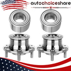 Set of 4 Wheel Hub Bearing Assemblies for Lincoln MKZ, Ford Fusion (2006–2012)