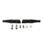 Black Passenger Rear Foot Pegs for Aprilia GPR125 GPR150 (2015-2023)