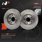 Front Disc Brake Rotors & Pads for Nissan Rogue/Rogue Sport (2014–2020)