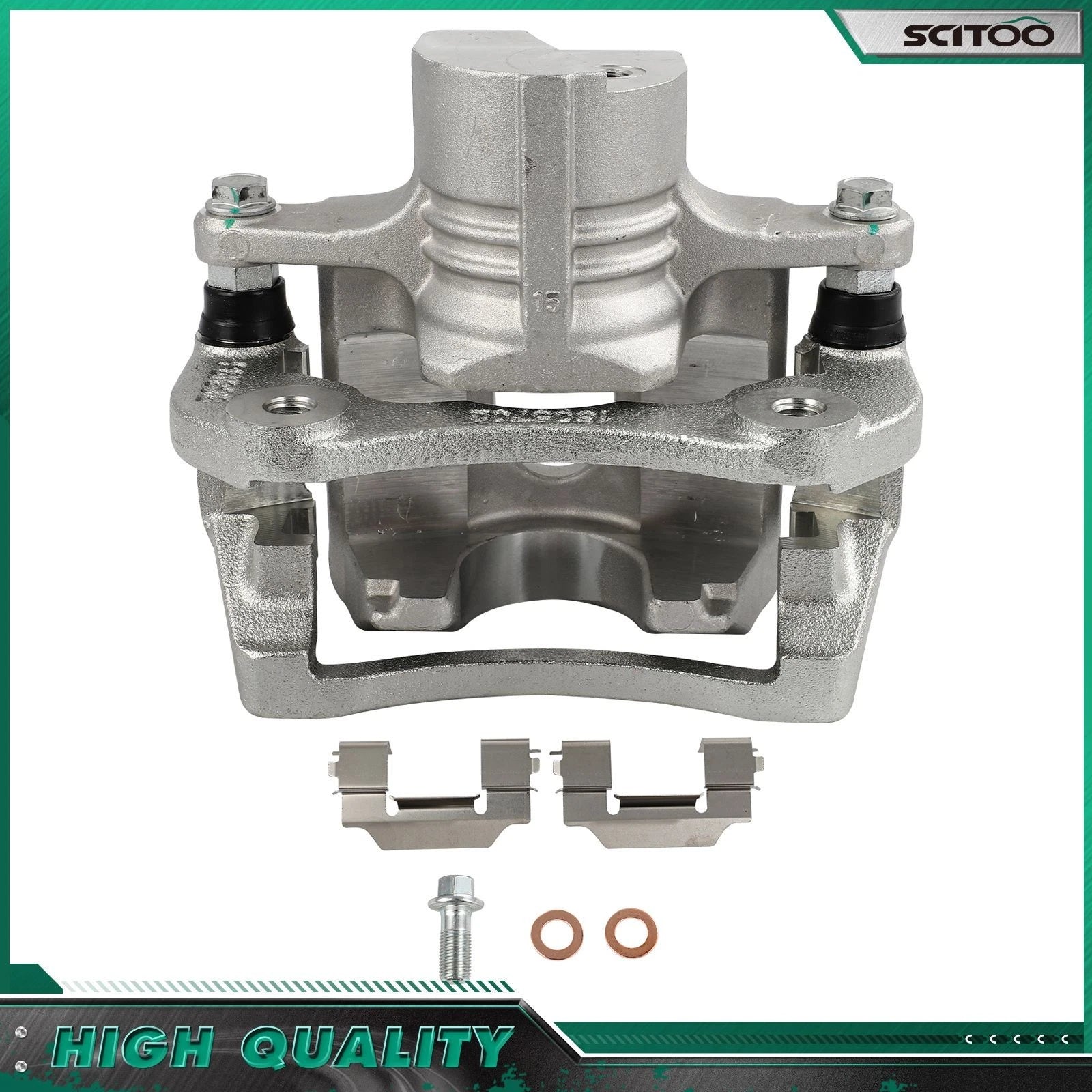 Rear Left Brake Caliper w/ Bracket for Cadillac CTS (2008–2013)