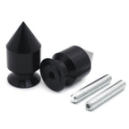 Black Spike Swingarm Spool 10mm for Kawasaki ER-6N (2009–2010) Ninja 250R (2008–2011)